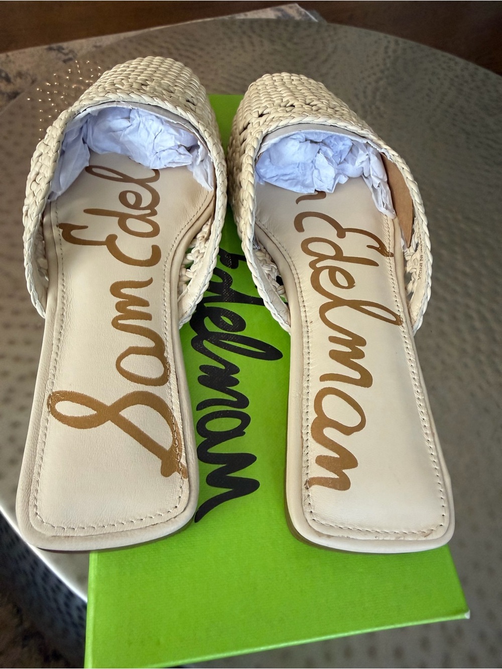 Sam Edelman Nola Woven Slides - Picture 3 of 4